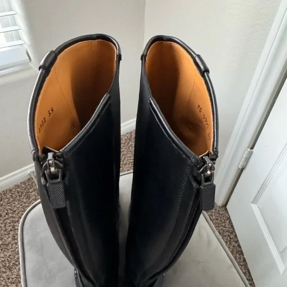 SOLD **Dior calfskin pony-style knee boots - Picture 11 of 13